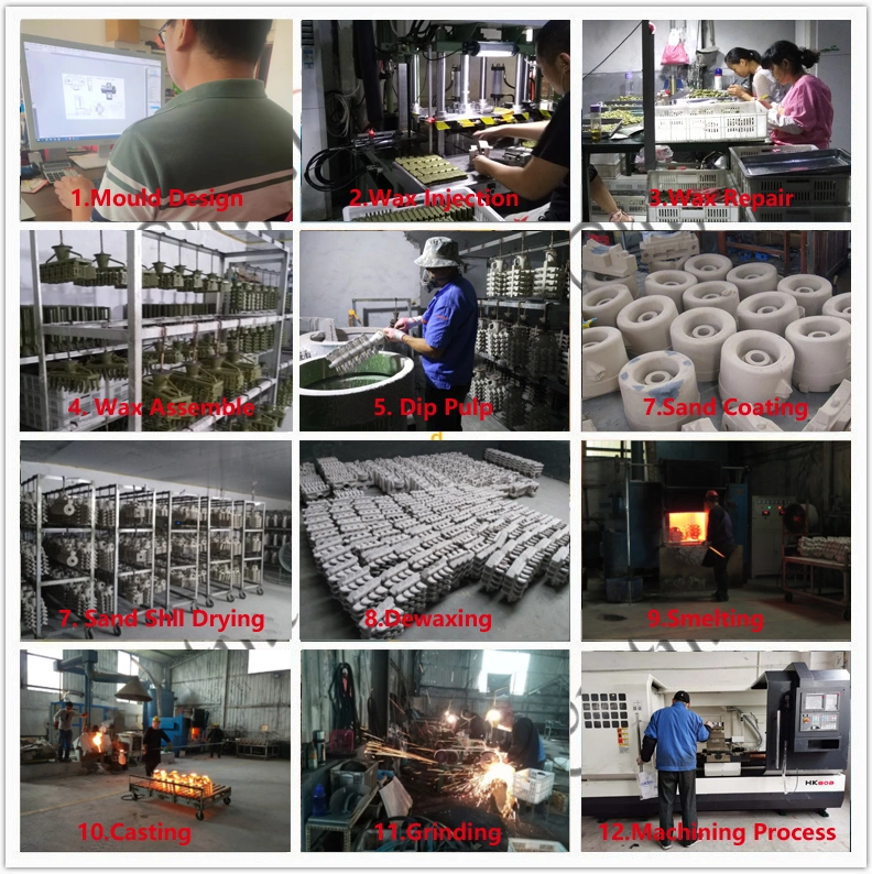 Custom Made Precision Lost Wax Casting Food Grade Stainless Steel Connection Pipe